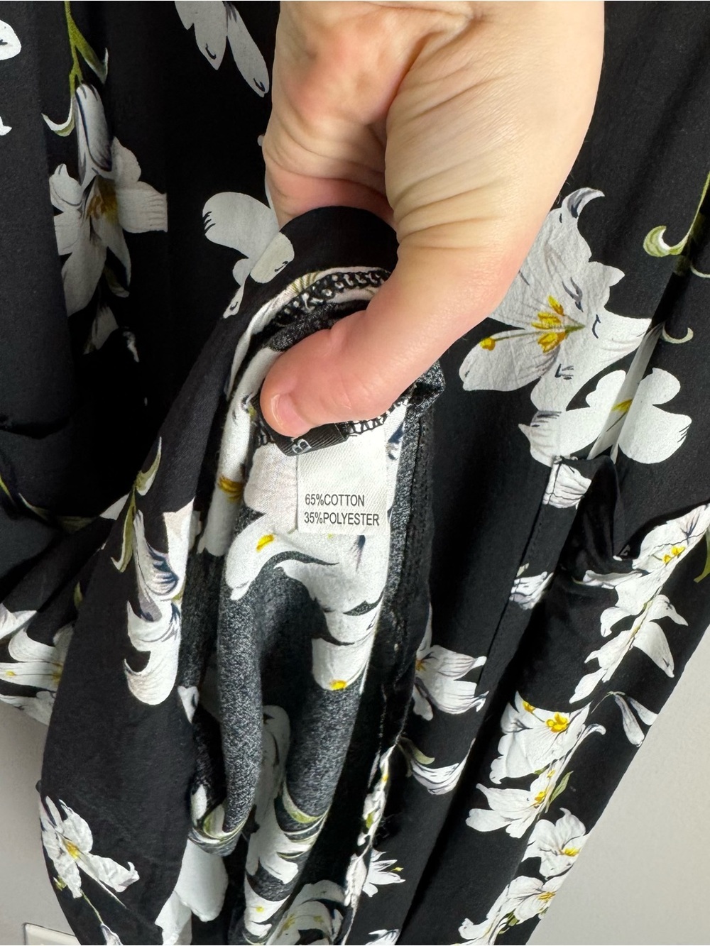 Blooming Jelly Black Floral Spaghetti Strap Midi Dress With Pockets Size M - Picture 10 of 13